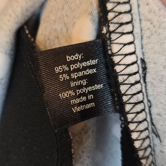 Lane Bryant black & white polka dot dress Flutter sleeves plus size 18/20 - Picture 6 of 13